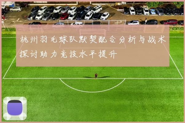 杭州羽毛球队默契配合分析与战术探讨助力竞技水平提升